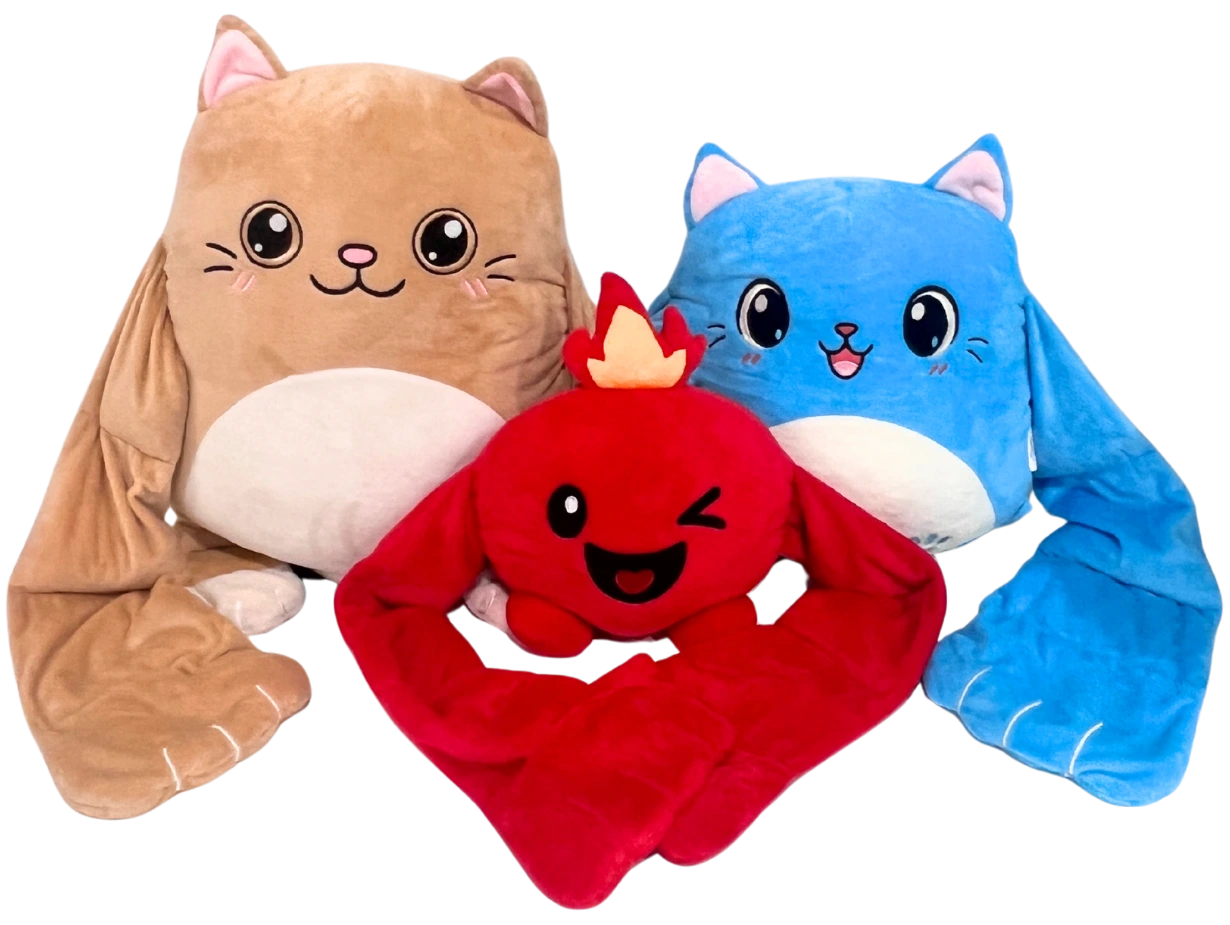 1 Huggypal Combo (1 Peeko, 1 Meego and 1 Sambalina)